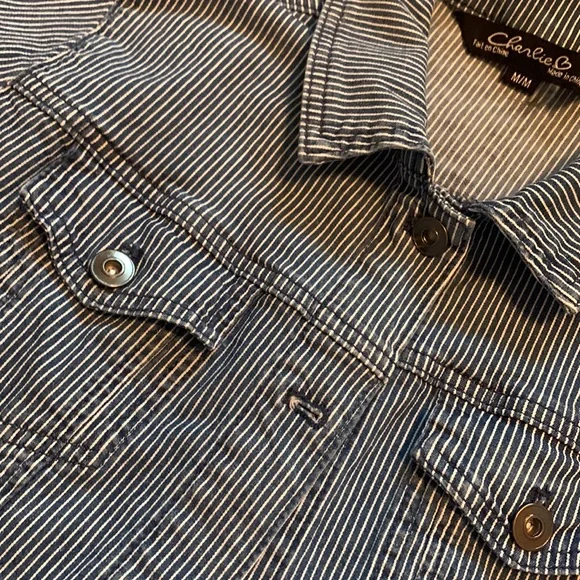 Sweet fall / spring lightweight denim jacket.  Size M. - Picture 6 of 7